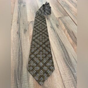 Robert Talbott Men's Brown Patterned Tie